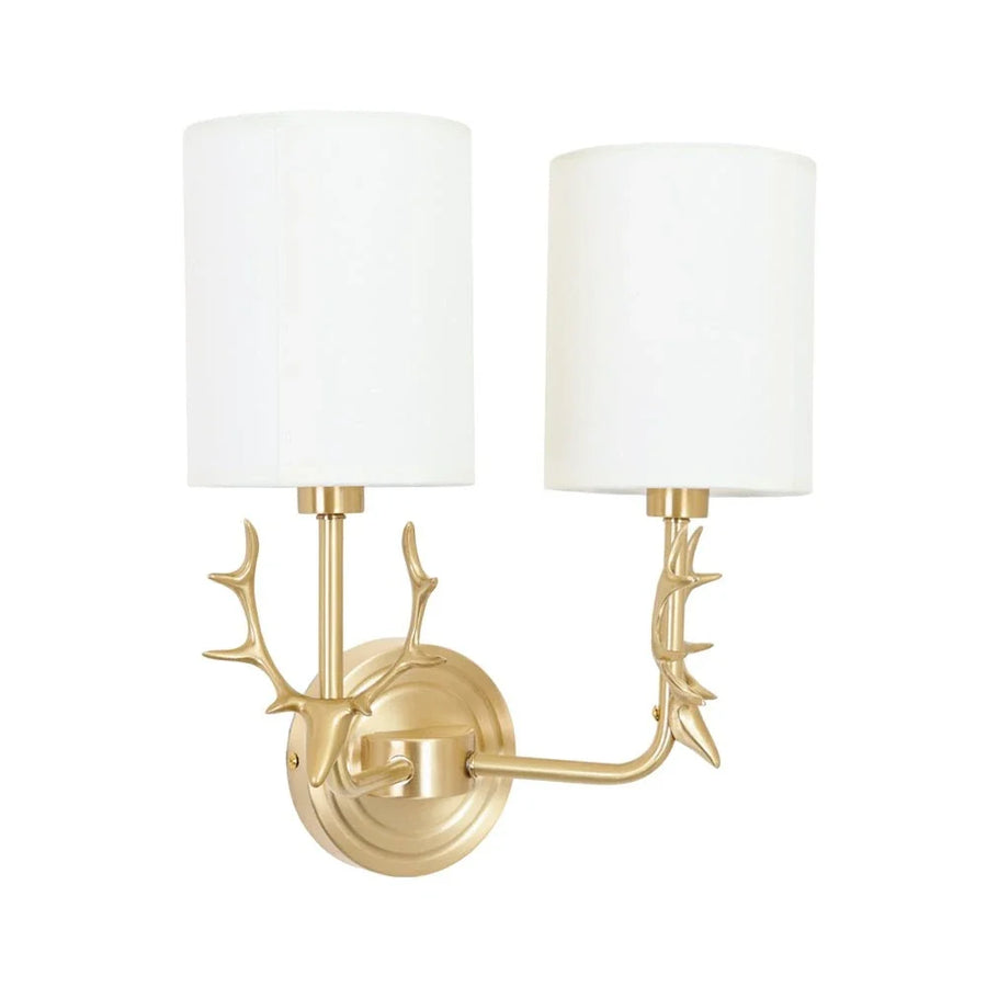 Antler Wall Sconce in brass for Hallway by AUVIELIGHT