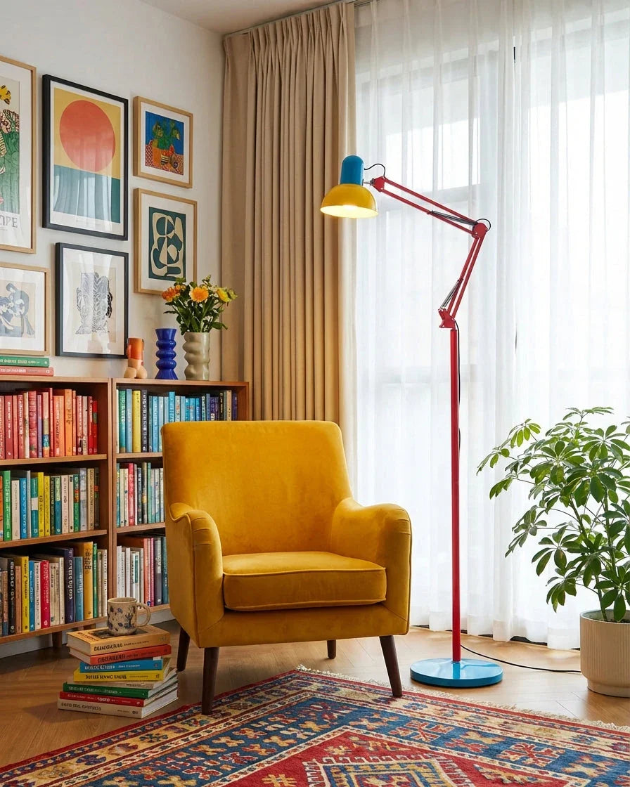 Flexo Memphis Floor Lamp for Living Room by AUVIELIGHT