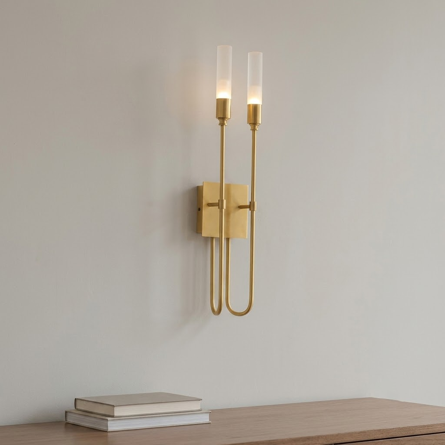 Dual Wall Sconce in acrylic for Hallway by AUVIELIGHT