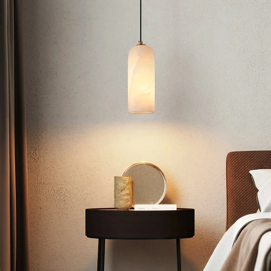 Monty Pendant Light in alabaster for Kitchen Island by AUVIELIGHT