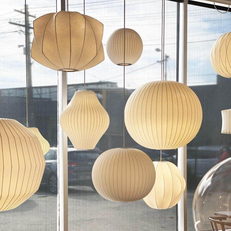 Nelson Bubble Pendant Light for Kitchen Island by AUVIELIGHT