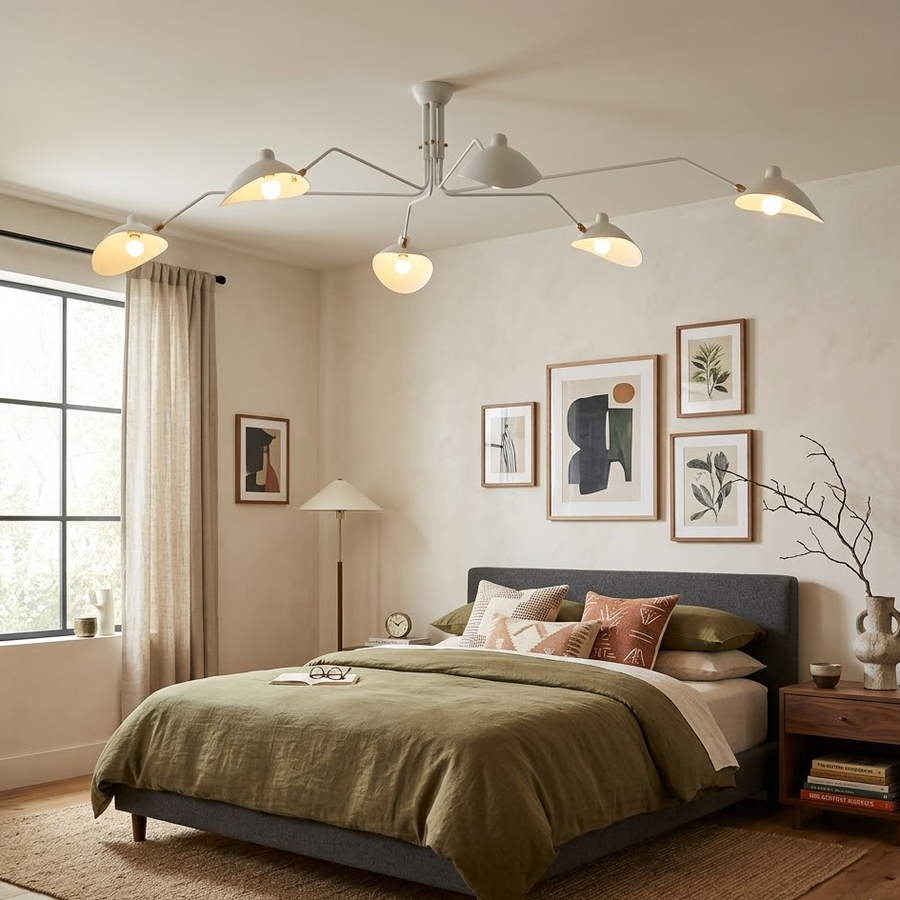 Serge Mouille Ceiling Light for Living Room by AUVIELIGHT