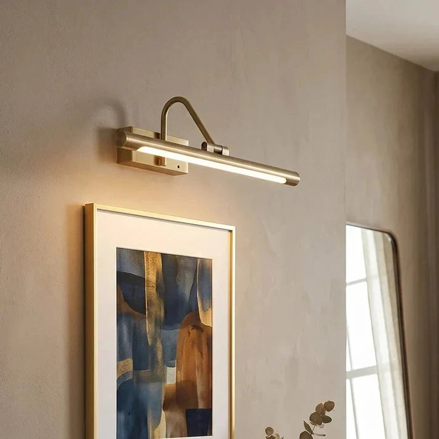 Swivel Wall Light in brass for Hallway by AUVIELIGHT