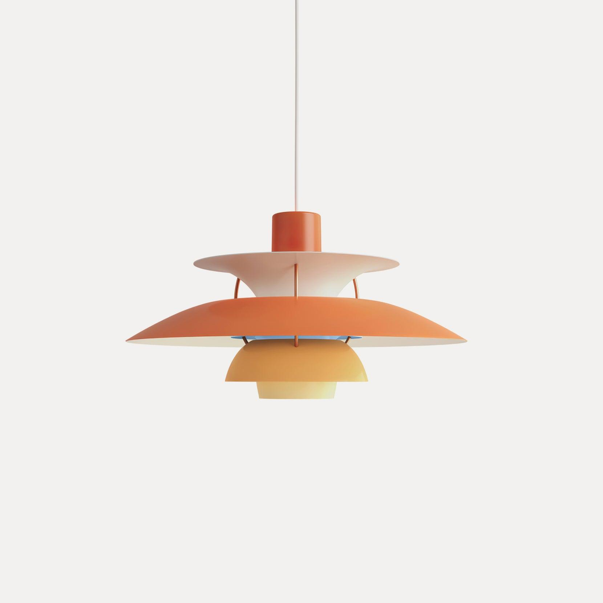 PH Pendant Light for Kitchen Island by AUVIELIGHT, Dia 40cm x H 23cm / ∅ 15.7″ x H 9.1″ / Orange and 1 other sizes