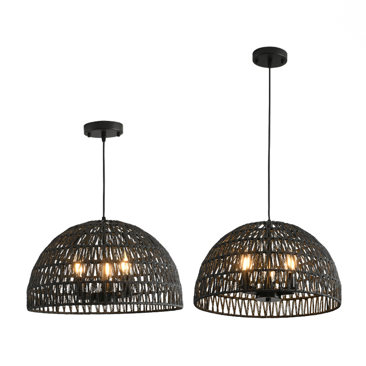 Aero Mesh Pendant Light in iron for Kitchen Island by AUVIELIGHT