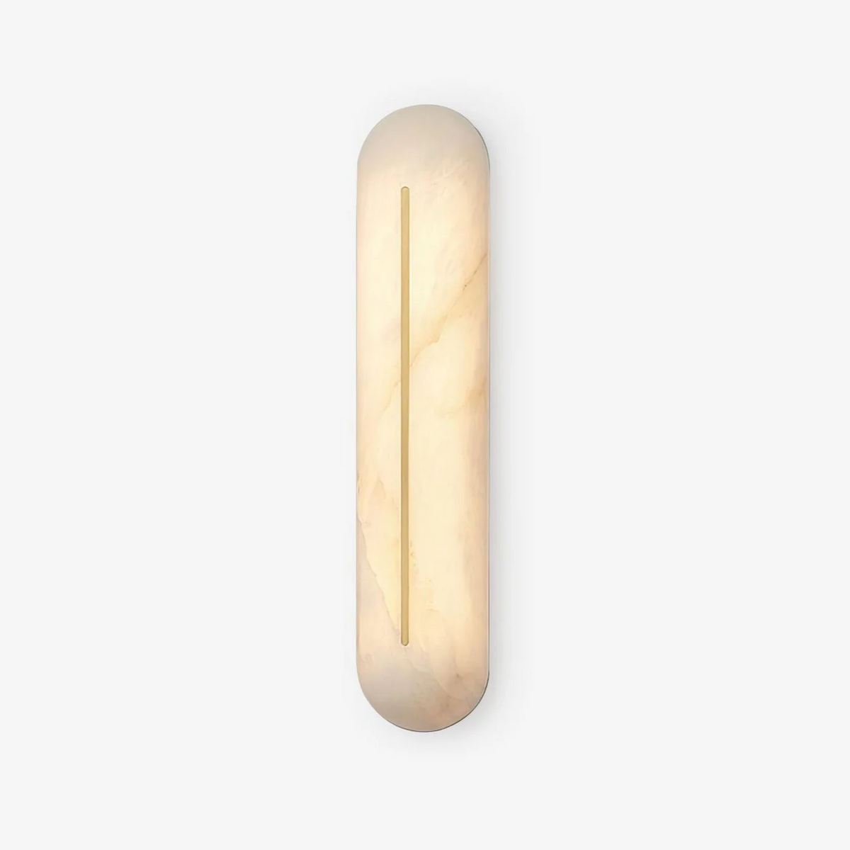 Vertical Wall Sconce in alabaster for Hallway by AUVIELIGHT