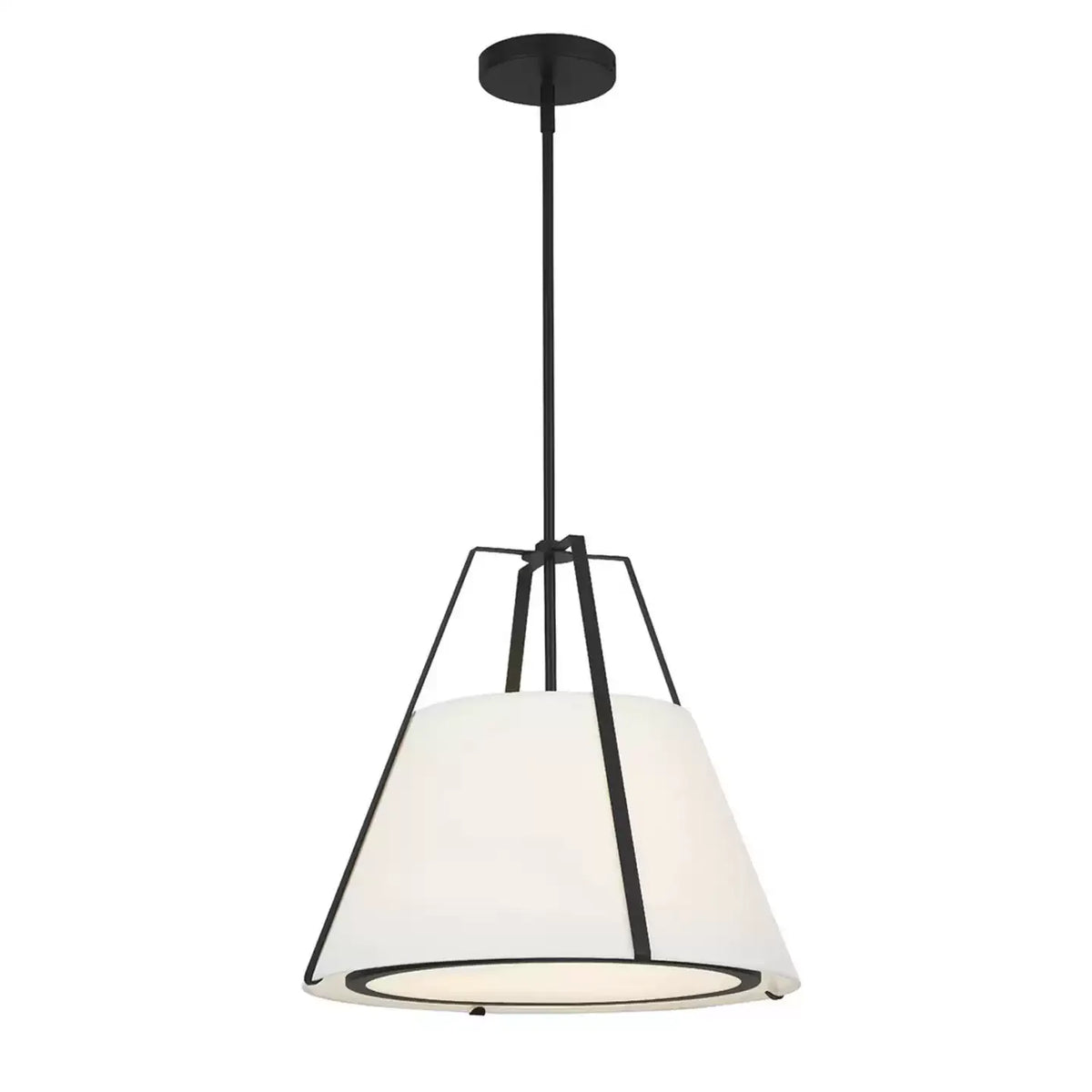Callista Fabric Lantern Pendant Light for Kitchen Island by AUVIELIGHT