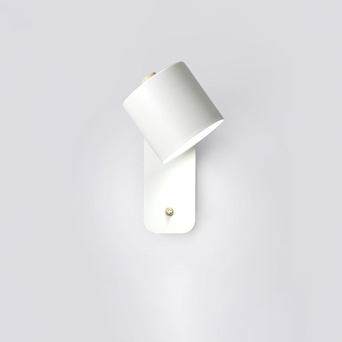 Minimalist Wall Sconce in metal for Hallway by AUVIELIGHT, ∅ 5.1" xH 11.8" /Dia 13cm x H 30cm / White