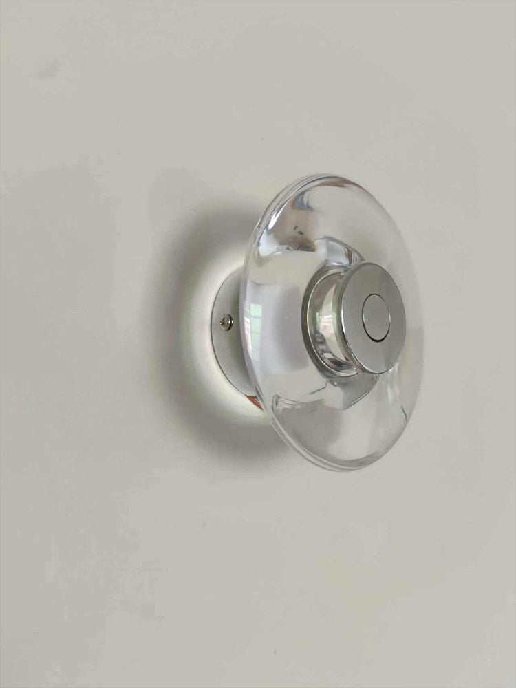 Disc Wall Sconce in crystal for Hallway by AUVIELIGHT