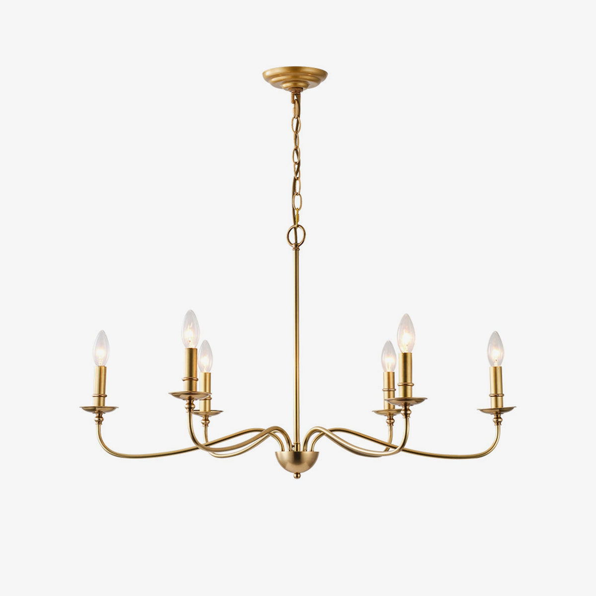Thalia Candle Chandelier for Dining Room by AUVIELIGHT