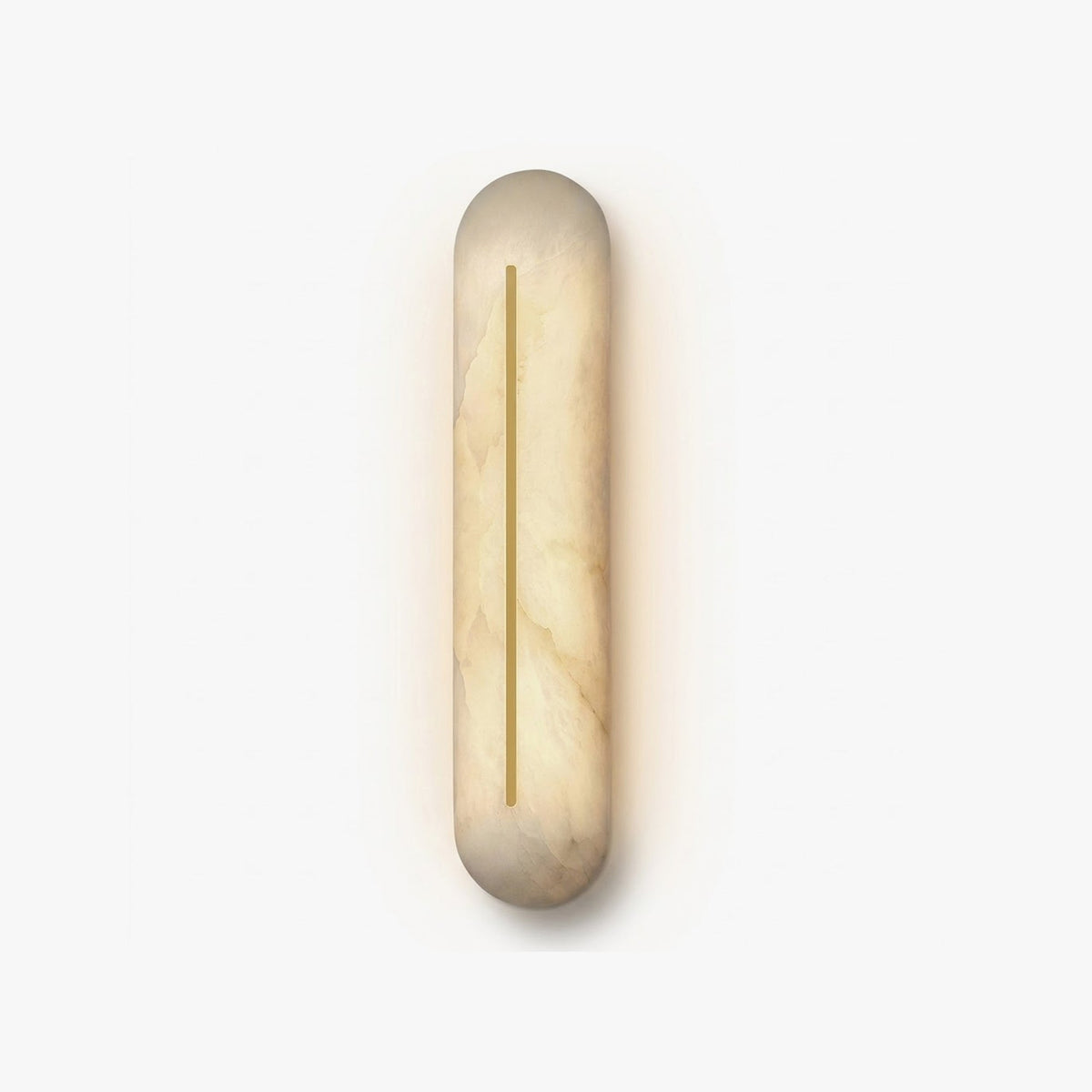 Vertical Wall Sconce in alabaster for Hallway by AUVIELIGHT