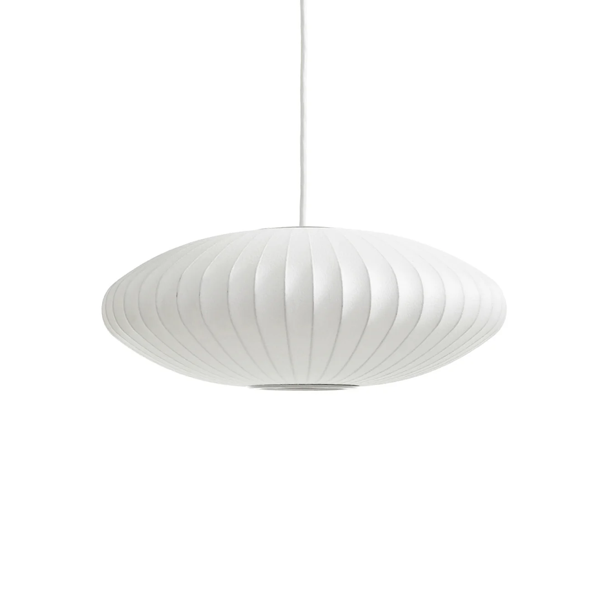 Nelson Bubble Pendant Light for Kitchen Island by AUVIELIGHT, Model A Ø 15.8" x H 8.7" / Dia 40cm x H 22cm / White and 4 other sizes