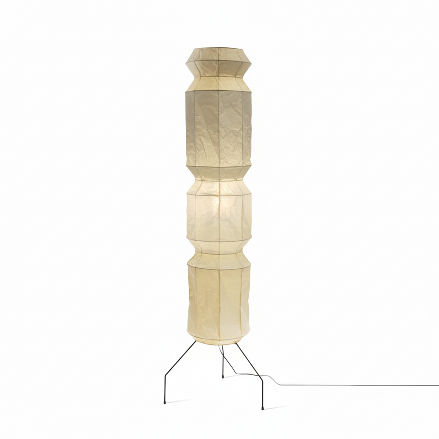 Akari UF4-L6 Floor Lamp for Living Room by AUVIELIGHT, Dia 52cm x H 188cm / Dia 20.5" x H 74" / White / AU plug and 3 other sizes