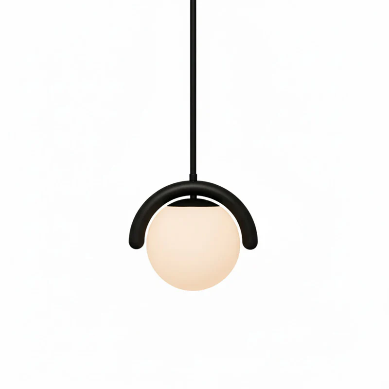 Lenox Linear Chandelier for Dining Room by AUVIELIGHT, 1 head: L 10.6″ x H 9.4″ / Black