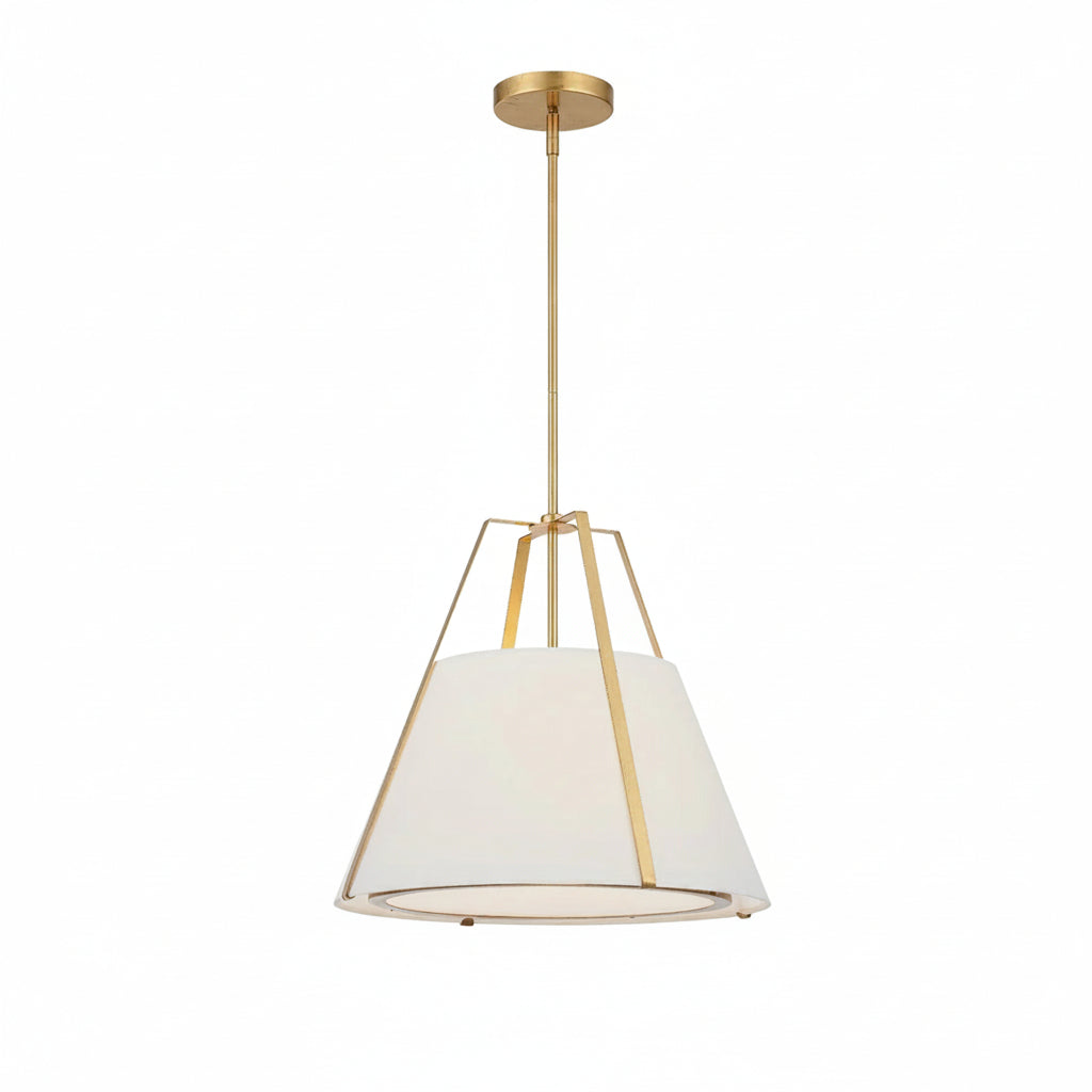 Callista Fabric Lantern Pendant Light for Kitchen Island by AUVIELIGHT