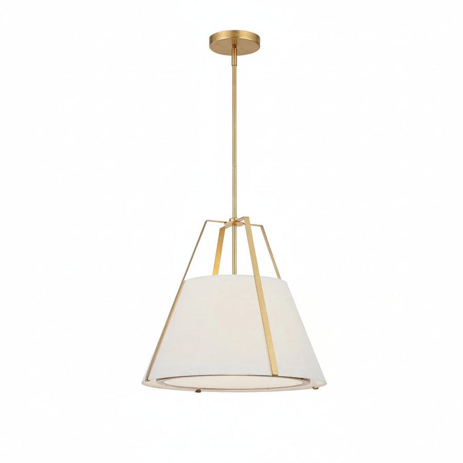 Callista Fabric Lantern Pendant Light for Kitchen Island by AUVIELIGHT