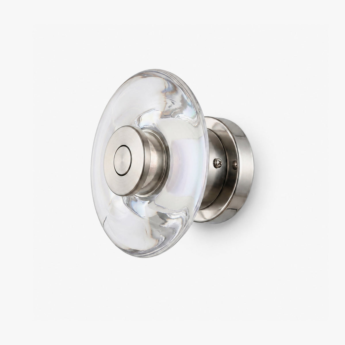 Disc Wall Sconce in crystal for Hallway by AUVIELIGHT