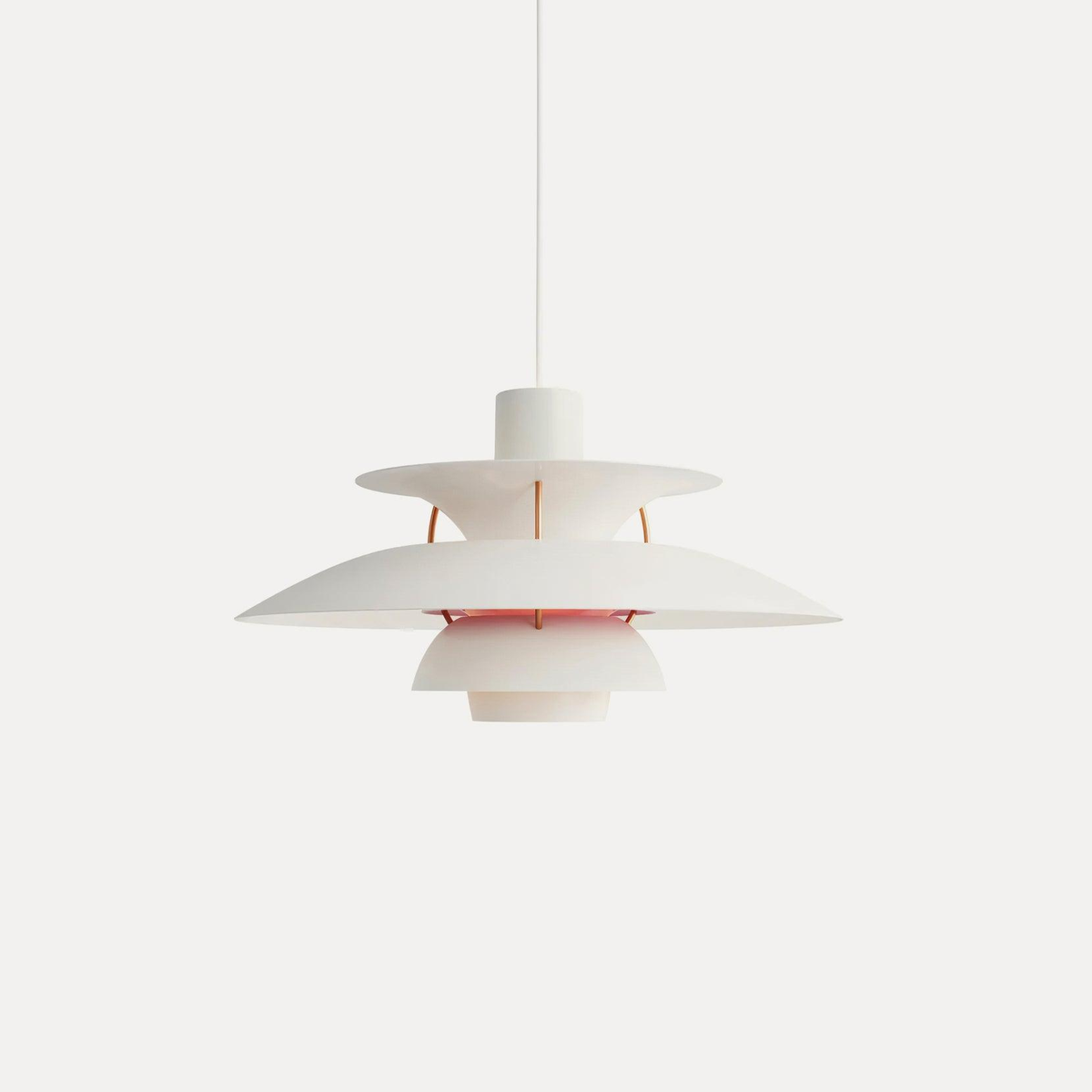 PH Pendant Light for Kitchen Island by AUVIELIGHT, Dia 40cm x H 23cm / ∅ 15.7″ x H 9.1″ / Modern White and 1 other sizes