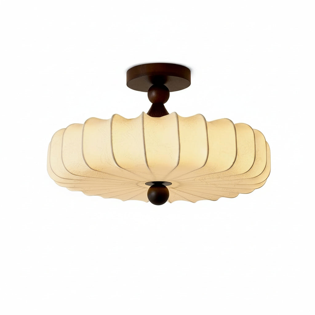 Fabric Lattice Ceiling Light for Living Room by AUVIELIGHT