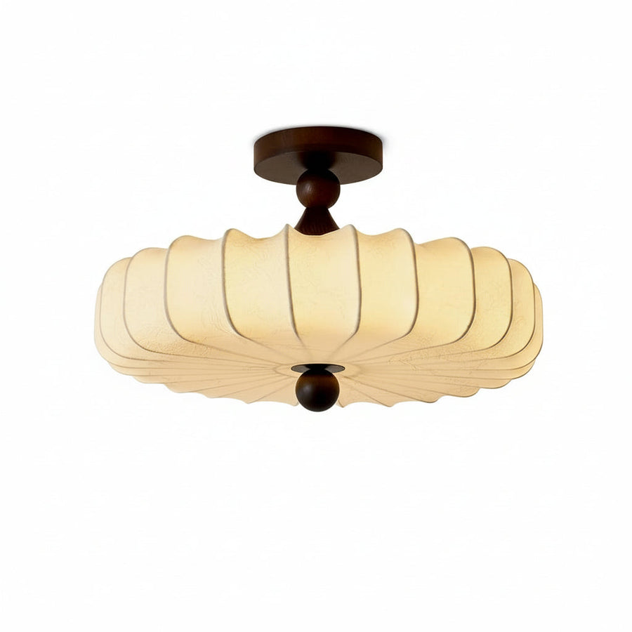 Fabric Lattice Ceiling Light for Living Room by AUVIELIGHT