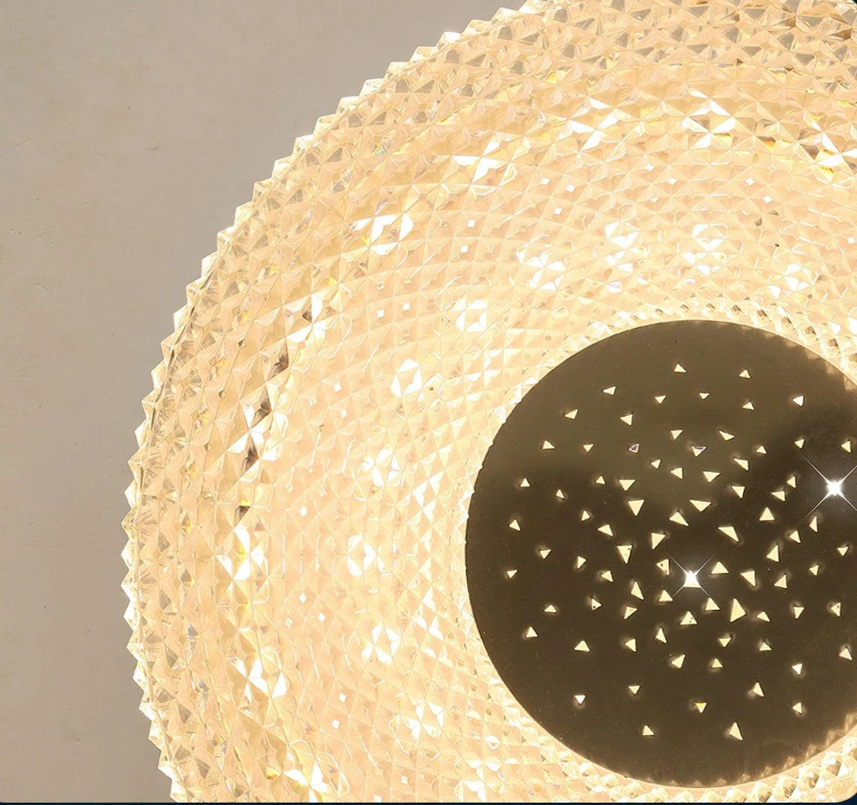 Modern Flush Mount in acrylic for Low Ceilings by AUVIELIGHT