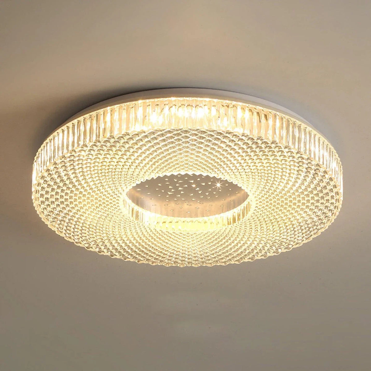 Modern Flush Mount in acrylic for Low Ceilings by AUVIELIGHT