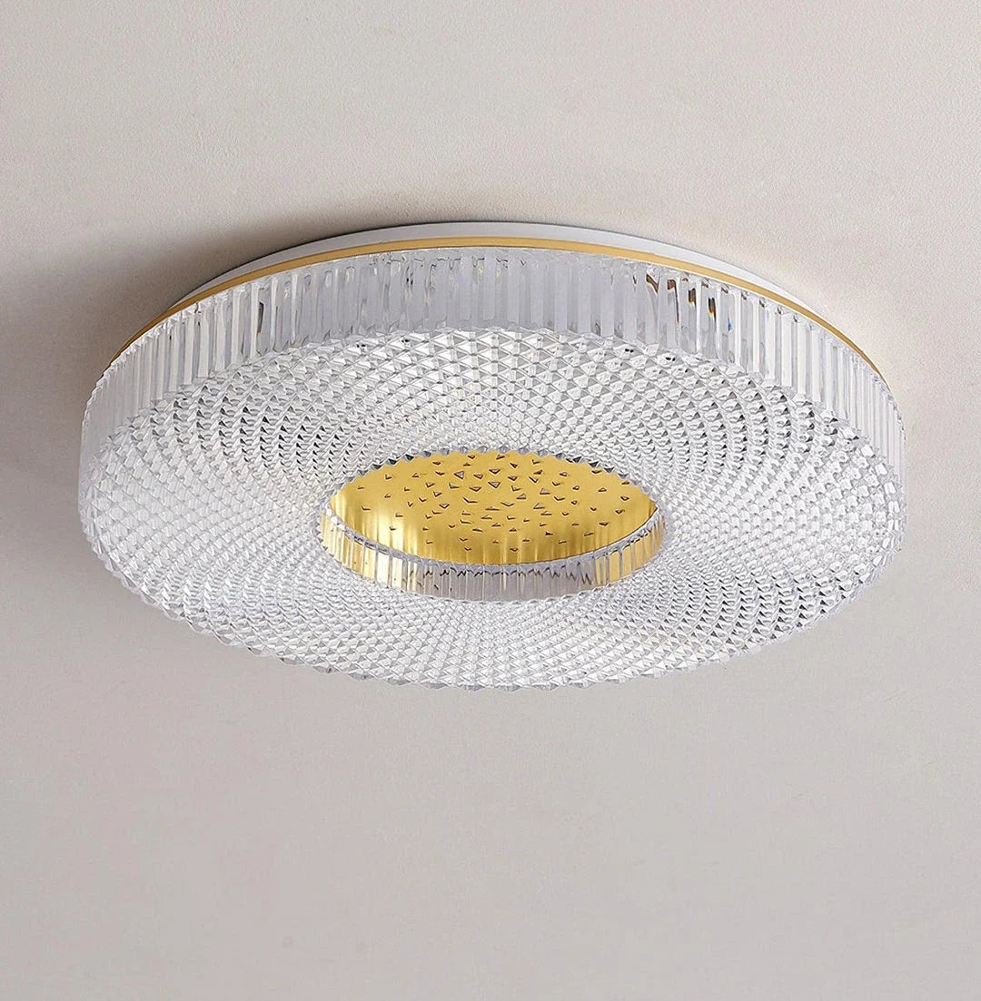 Modern Flush Mount in acrylic for Low Ceilings by AUVIELIGHT