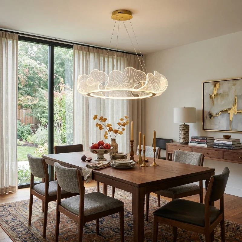 Ring Chandelier in acrylic for Dining Room by AUVIELIGHT