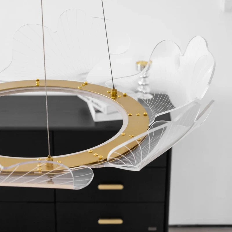 Ring Chandelier in acrylic for Dining Room by AUVIELIGHT