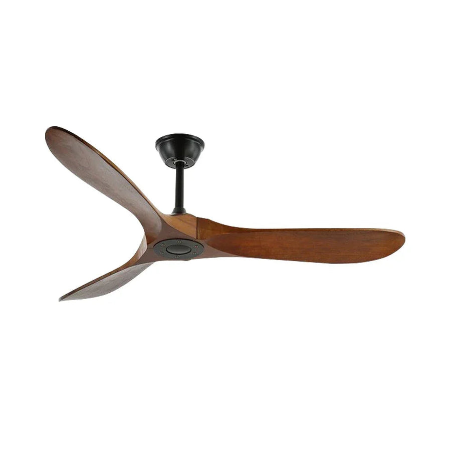 Aero Breeze Ceiling Fan Light for Living Room by AUVIELIGHT, Dia 106cm x H 35cm / ∅ 42″ x H 13.8″ / Walnut Color and 1 other sizes