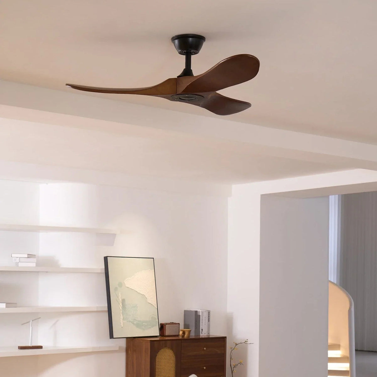 Aero Breeze Ceiling Fan Light for Living Room by AUVIELIGHT