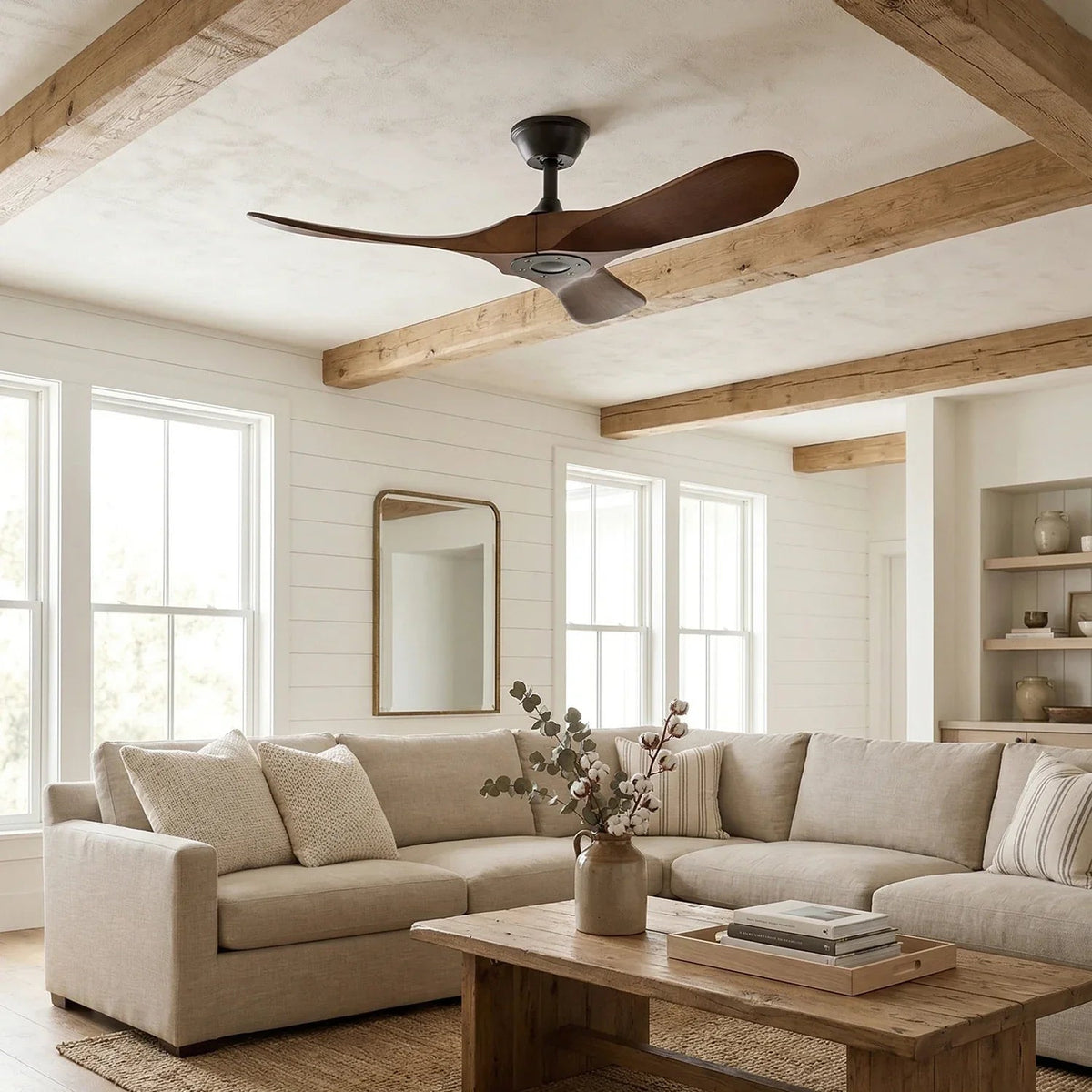 Aero Breeze Ceiling Fan Light for Living Room by AUVIELIGHT