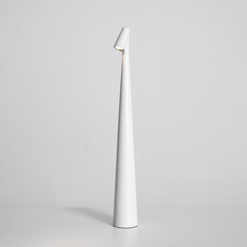 Africa Table Lamp for Living Room by AUVIELIGHT, ∅ 2″ x H 17.7″ / Dia 5 cm x H 45 cm / White / Touch Switch