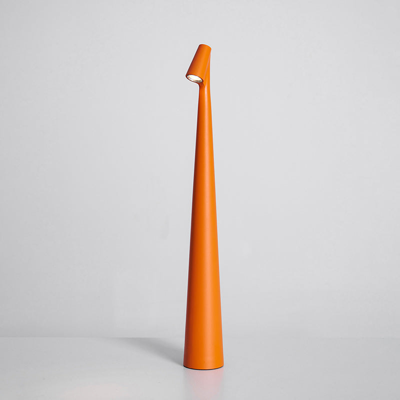Africa Table Lamp for Living Room by AUVIELIGHT, ∅ 2″ x H 17.7″ / Dia 5 cm x H 45 cm / Orange / Touch Switch