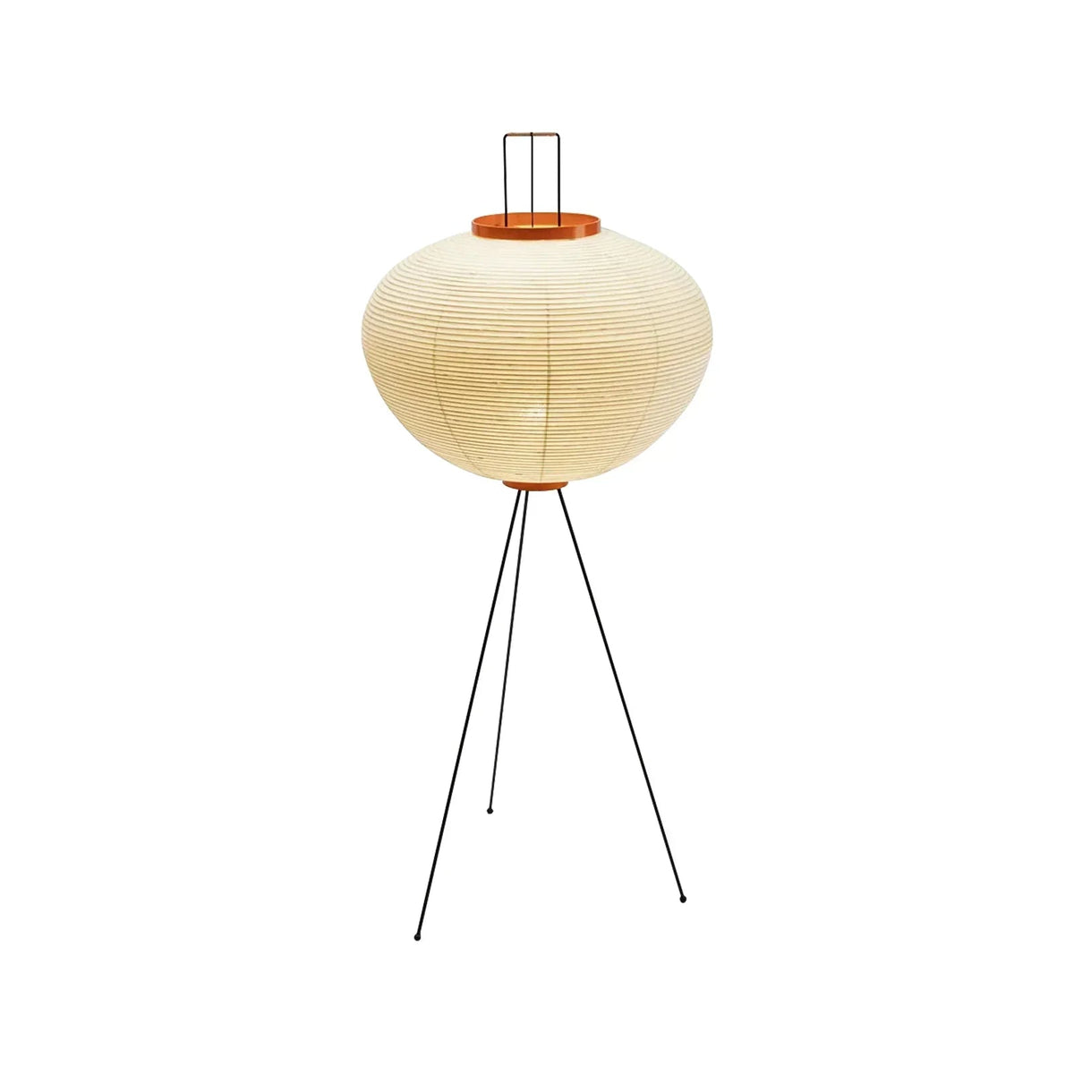 Akari 10A Floor Lamp in paper for Living Room by AUVIELIGHT