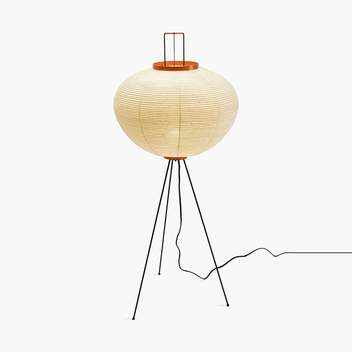 Akari 10A Floor Lamp in paper for Living Room by AUVIELIGHT