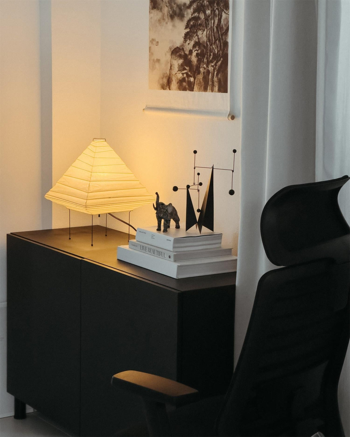 Akari 5X Table Lamp for Living Room by AUVIELIGHT