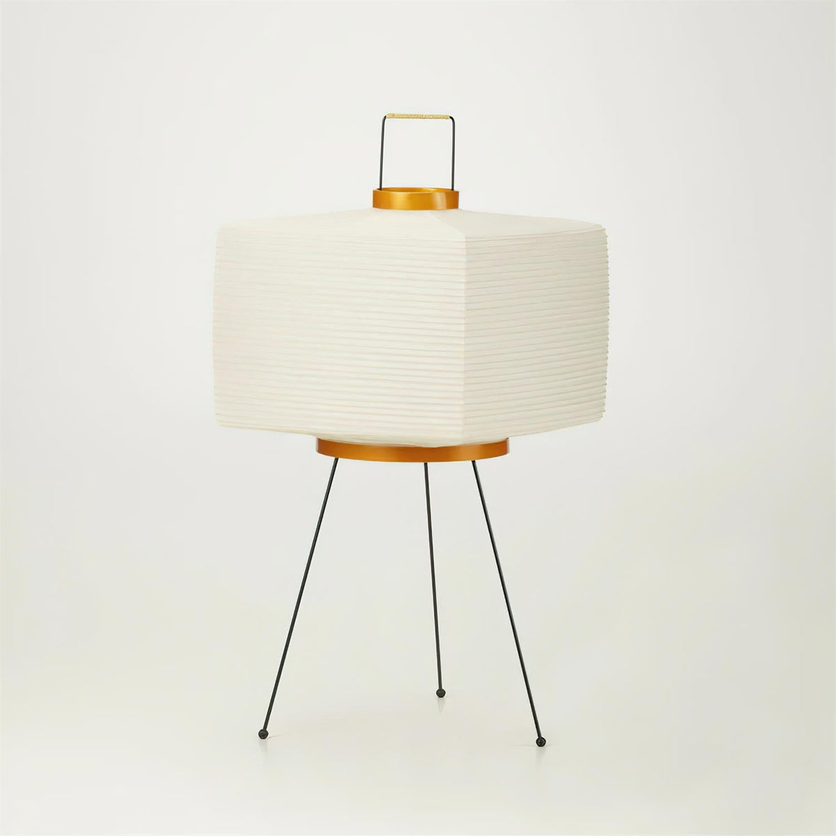 Akari 7A Table Lamp for Living Room by AUVIELIGHT, Dia 42cm x H 60cm / ∅ 16.5″ x H 23.6″ / Black & White / AU plug and 3 other sizes