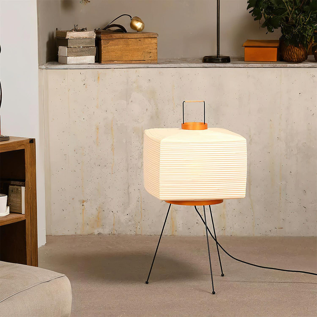 Akari 7A Table Lamp for Living Room by AUVIELIGHT