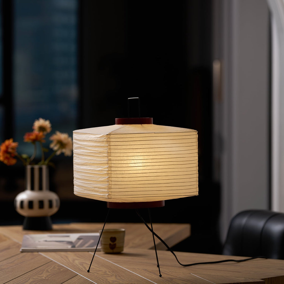 Akari 7A Table Lamp for Living Room by AUVIELIGHT