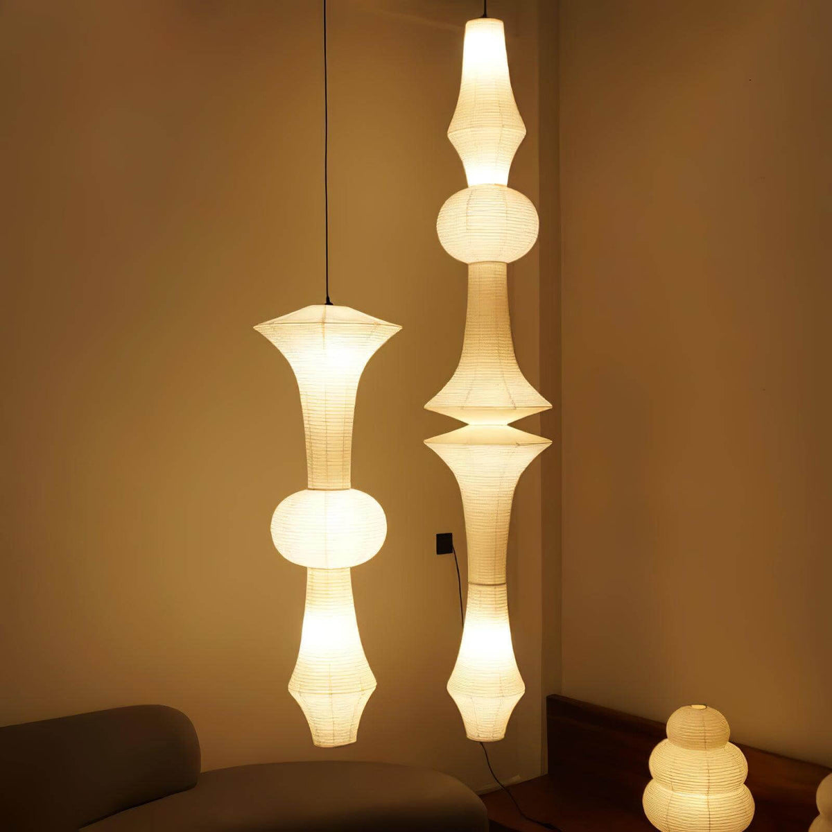 Akari E Pendant Light for Kitchen Island by AUVIELIGHT