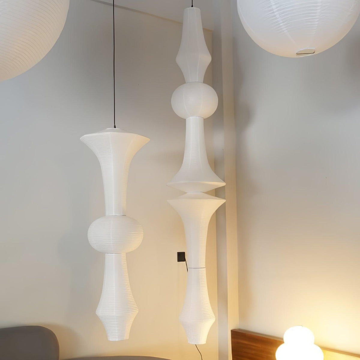 Akari E Pendant Light for Kitchen Island by AUVIELIGHT