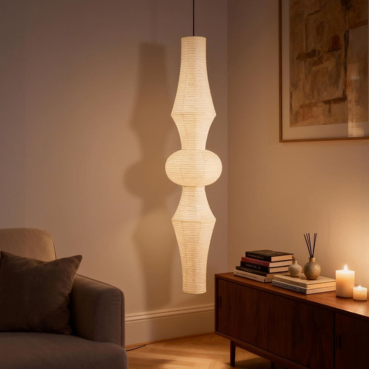 Akari E Pendant Light for Kitchen Island by AUVIELIGHT