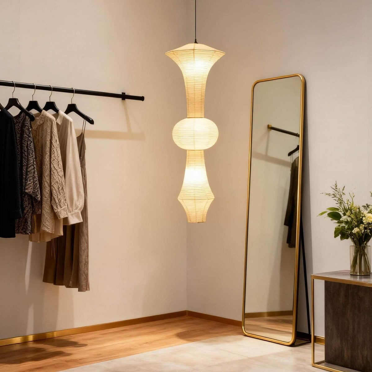 Akari E Pendant Light for Kitchen Island by AUVIELIGHT