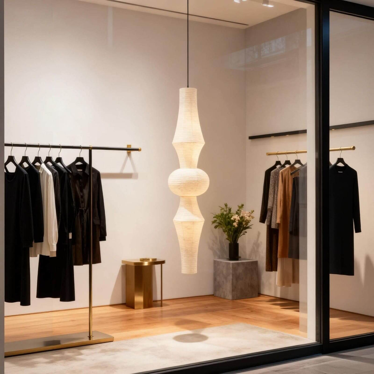 Akari E Pendant Light for Kitchen Island by AUVIELIGHT