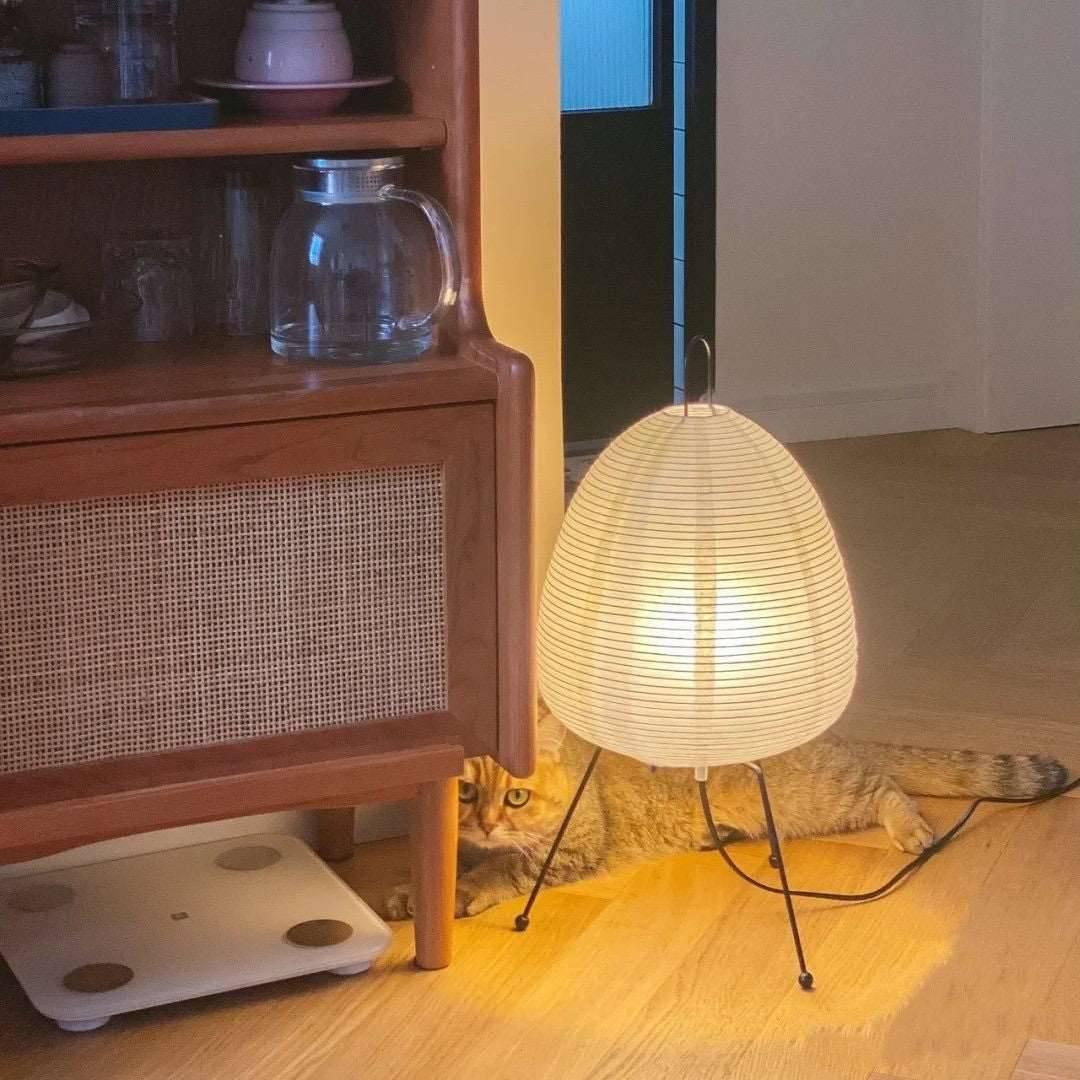 Akari 1A Table Lamp in paper for Living Room by AUVIELIGHT