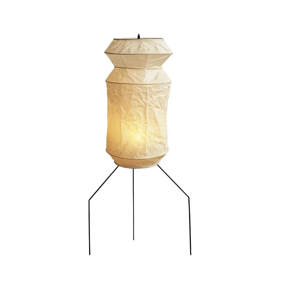 Akari UF3-L6 Floor Lamp in paper for Living Room by AUVIELIGHT