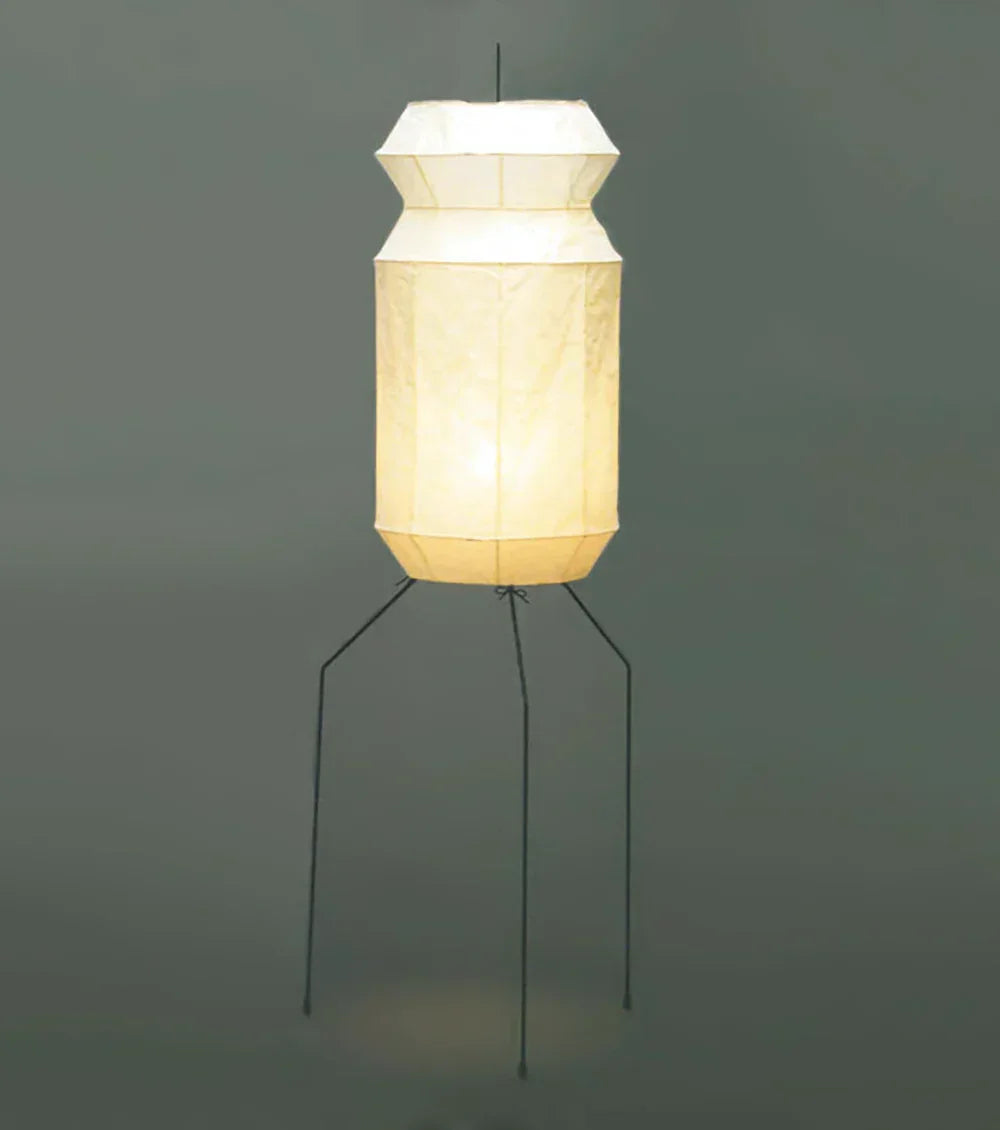 Akari UF3-L6 Floor Lamp in paper for Living Room by AUVIELIGHT