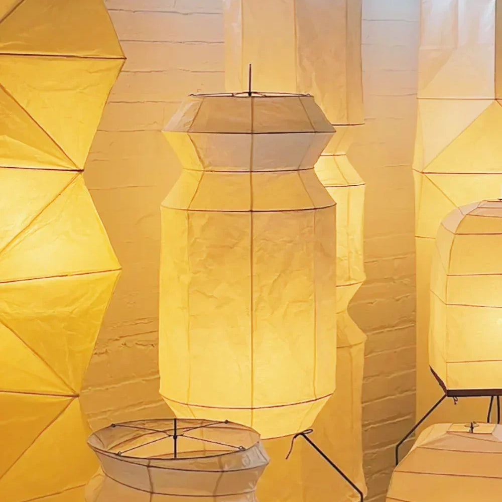 Akari UF3-L6 Floor Lamp in paper for Living Room by AUVIELIGHT