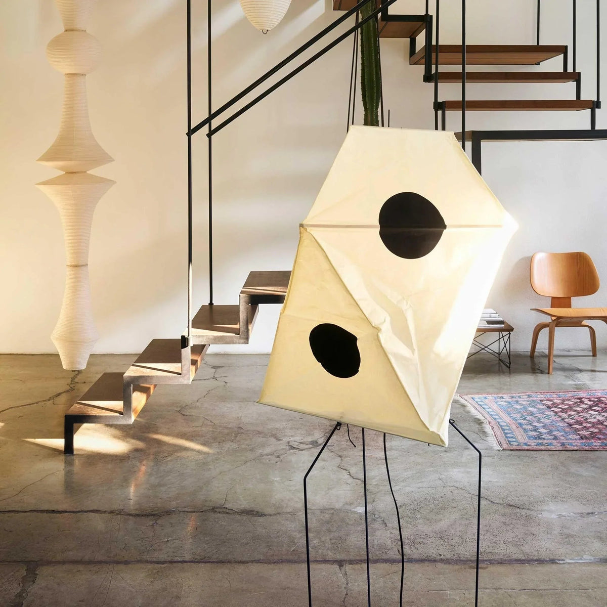 Akari UF3-Q Floor Lamp for Living Room by AUVIELIGHT